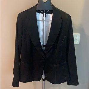 Women’s Black satin trimmed Blazer